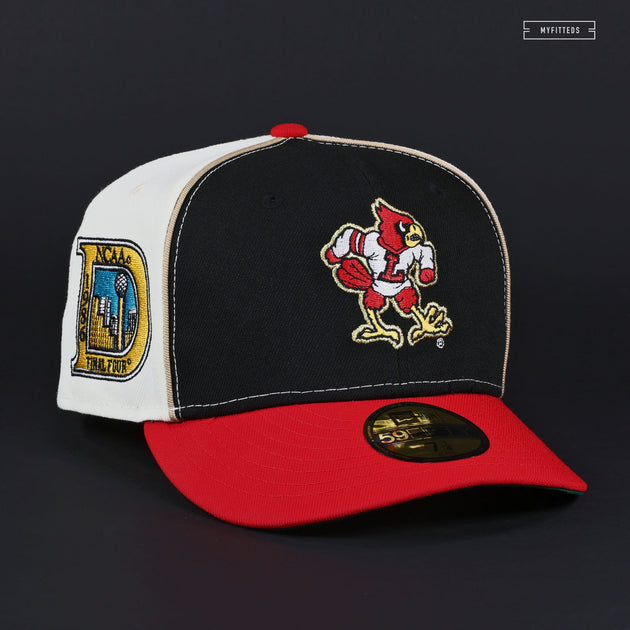 New Era Louisville Cardinals Hat Cap Red Logo Fitted L/XL
