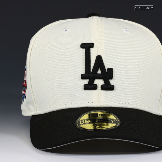 LOS ANGELES DODGERS DODGER STADIUM 40TH ANNIVERSARY MR. LAZY NEW ERA FITTED CAP
