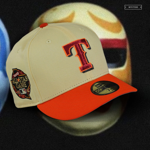 TEXAS RANGERS 2024 ALL STAR GAME 3 NINJAS TUM-TUM MASK INSPIRED NEW ERA FITTED HAT