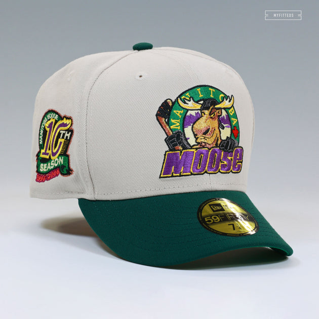 MANITOBA MOOSE 10TH ANNIVERSARY SANDSTONE FOREST GREEN NEW ERA