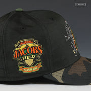 CLEVELAND INDIANS JACOBS FIELD 1994 INAUGURAL SEASON CROWS NEW ERA FITTED CAP