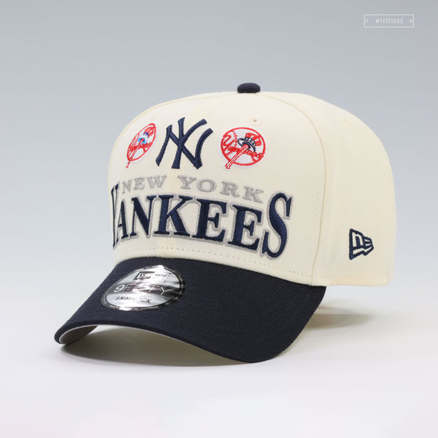 NEW YORK YANKEES TEAM ARCHIVE OFF WHITE 9FIFTY NEW ERA SNAPBACK
