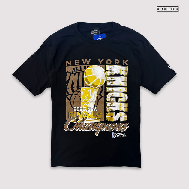 NEW YORK KNICKS 2026 NBA FINALS CHAMPIONS NEW ERA T-SHIRT – MYFITTEDS