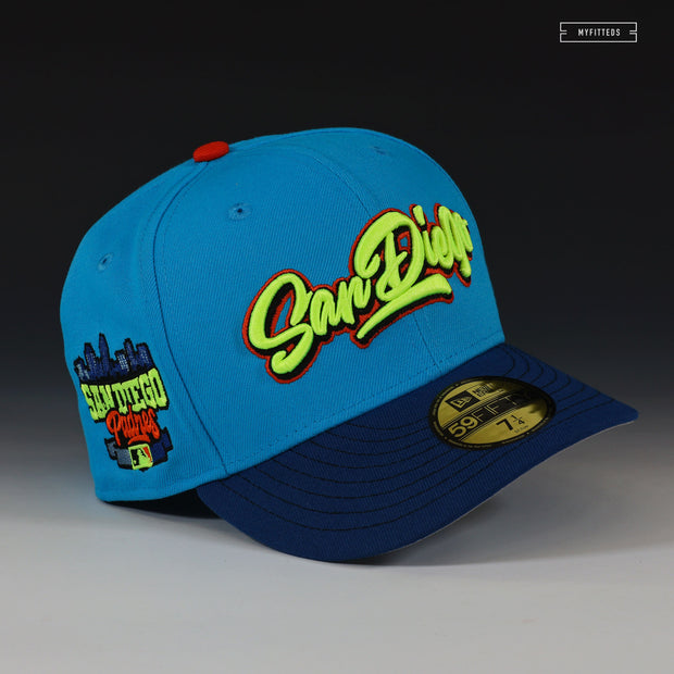 SAN DIEGO PADRES "SKATE OR DIE SB INSPIRED" NEW ERA FITTED CAP
