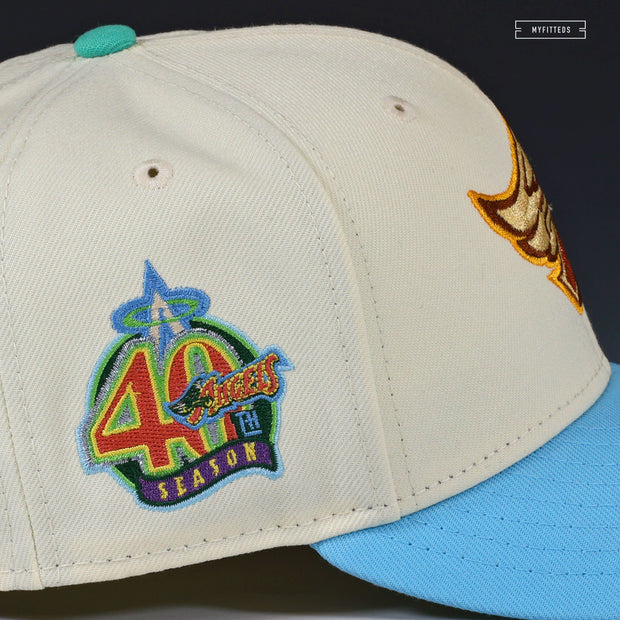 ANAHEIM ANGELS 40TH ANNIVERSARY ANIMAL CROSSING INSPIRED NEW ERA FITTED CAP