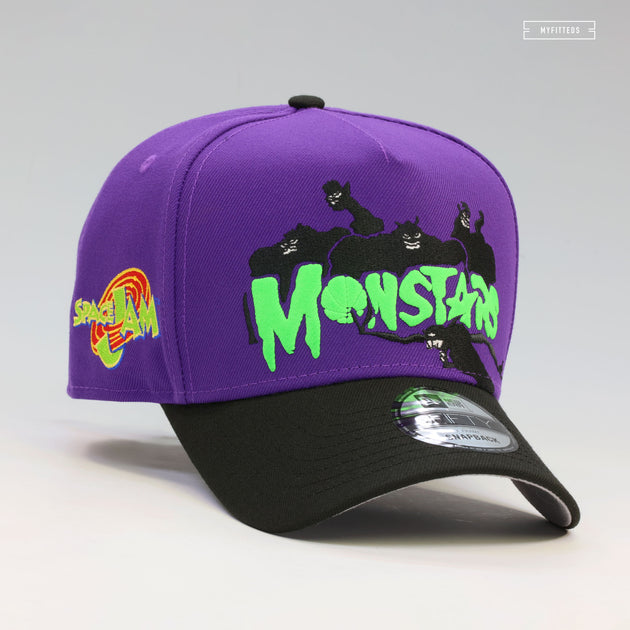 SPACE JAM MONSTARS GLOW IN THE DARK PUFF PRINT 9FIFTY A-FRAME NEW