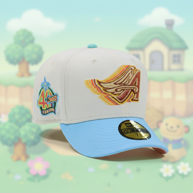 ANAHEIM ANGELS 40TH ANNIVERSARY CASCADING ANIMAL CROSSING INSPIRED
