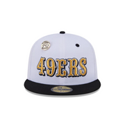 SAN FRANSISCO 49ERS 60 SEASONS 2024 59FIFTY DAY NEW ERA FITTED CAP