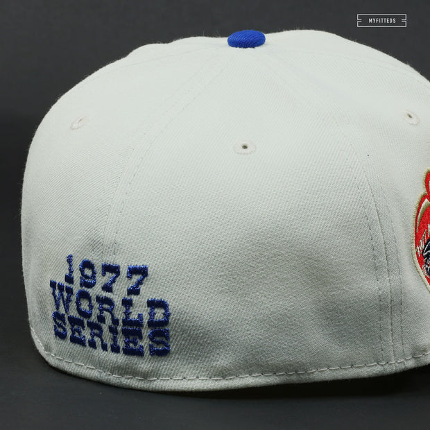NEW YORK YANKEES 1977 ASG AND WS "NYC MARATHON" NEW ERA FITTED CAP