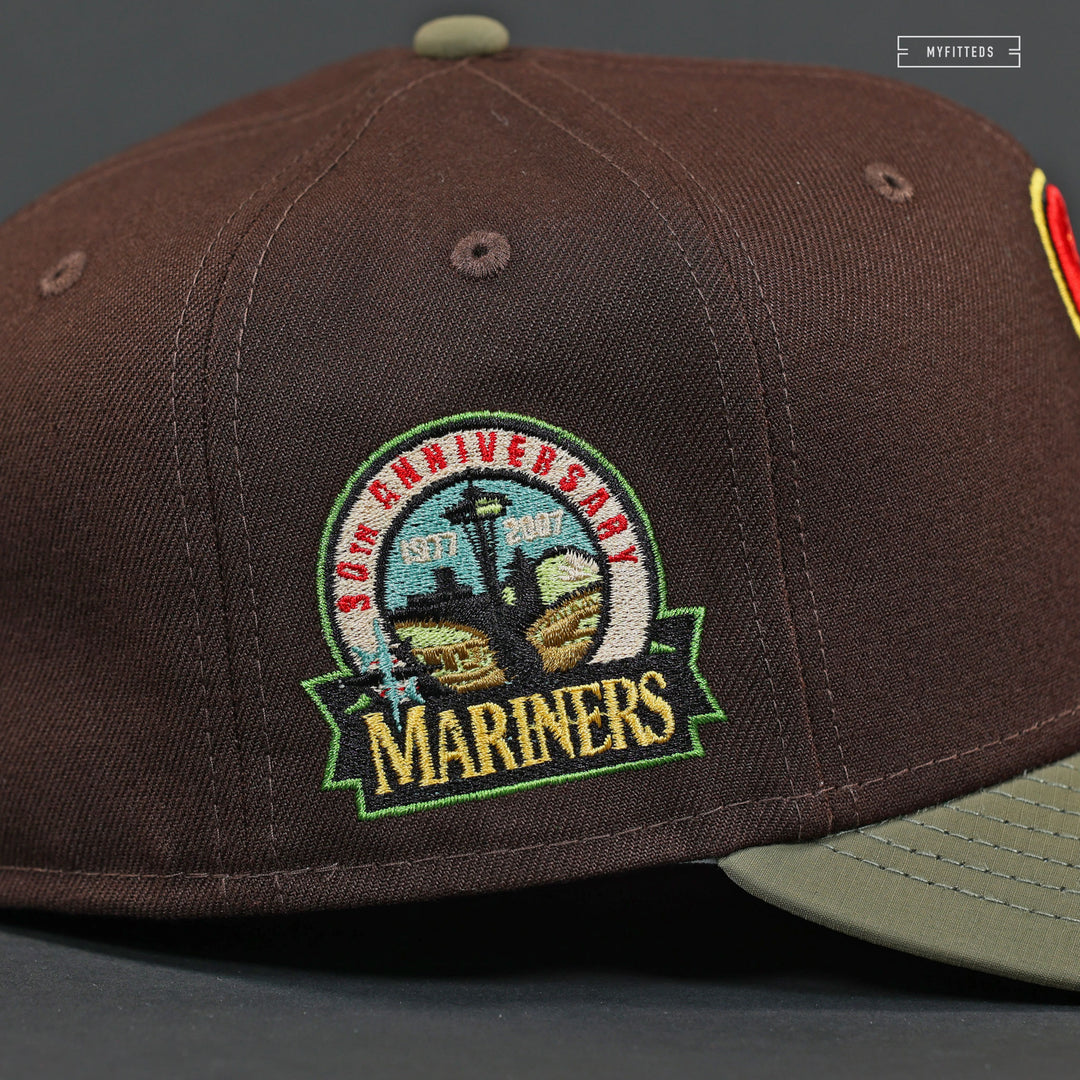 帽子 NEW ERA SEATTLE MARINERS 30th 7 3/4 New Era Seattle Mariners 59FIFTY Fitted Hat Teal 30 Year