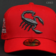SCOTTSDALE SCORPIONS JERSEY SLEEVE PATCH SCARLET NEW ERA FITTED CAP