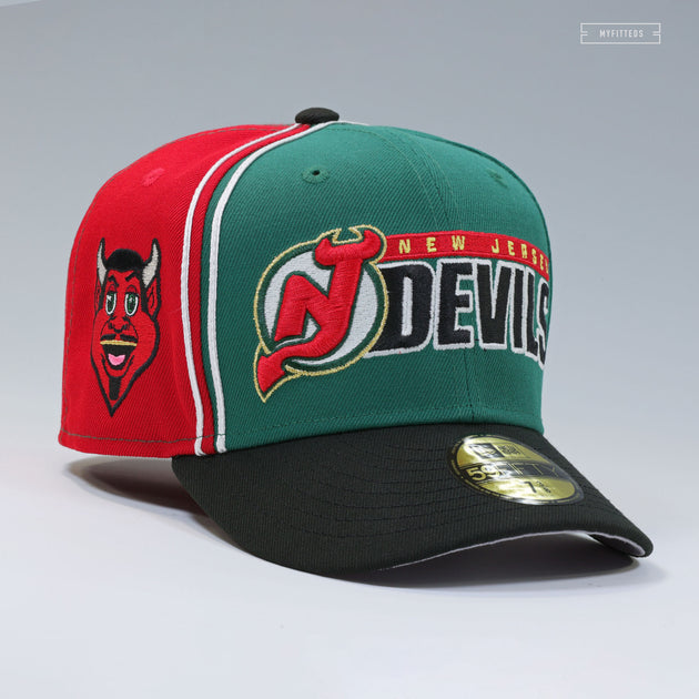 NEW JERSEY DEVILS NJ DEVIL REVERSE RETRO INSPIRED DIAGONAL BLOCK NEW E ...