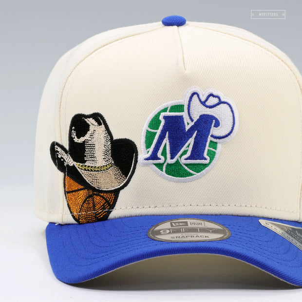 DALLAS MAVERICKS NBA HARDWOOD CLASSICS COWBOY HAT 9FIFTY A-FRAME NEW ERA SNAPBACK