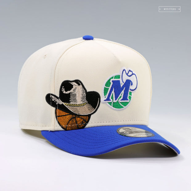 DALLAS MAVERICKS NBA HARDWOOD CLASSICS COWBOY HAT 9FIFTY A-FRAME NEW ERA SNAPBACK