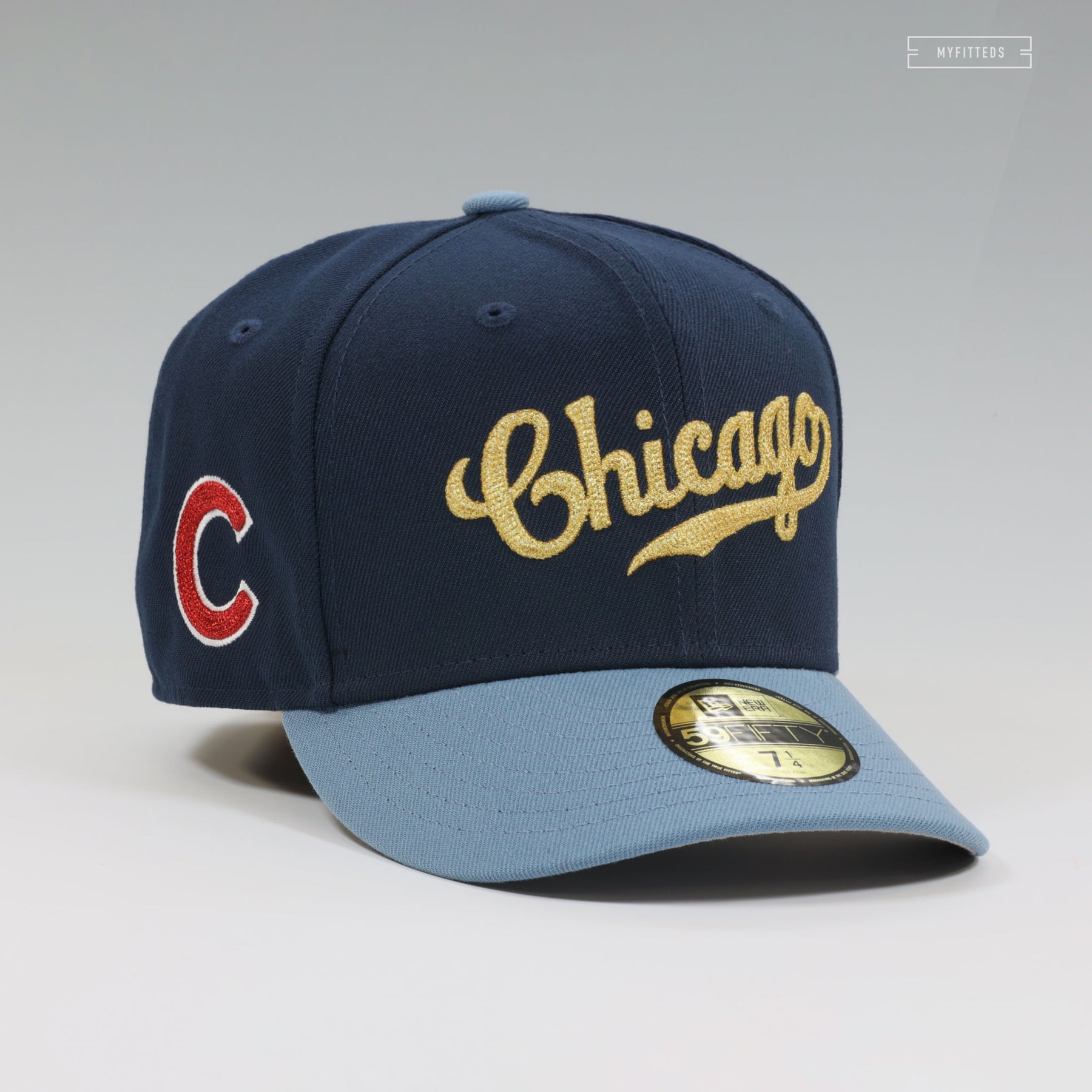 CHICAGO CUBS DROP NEEDLE CHAIN STITCH JERSEY WORDMARK NEW ERA
