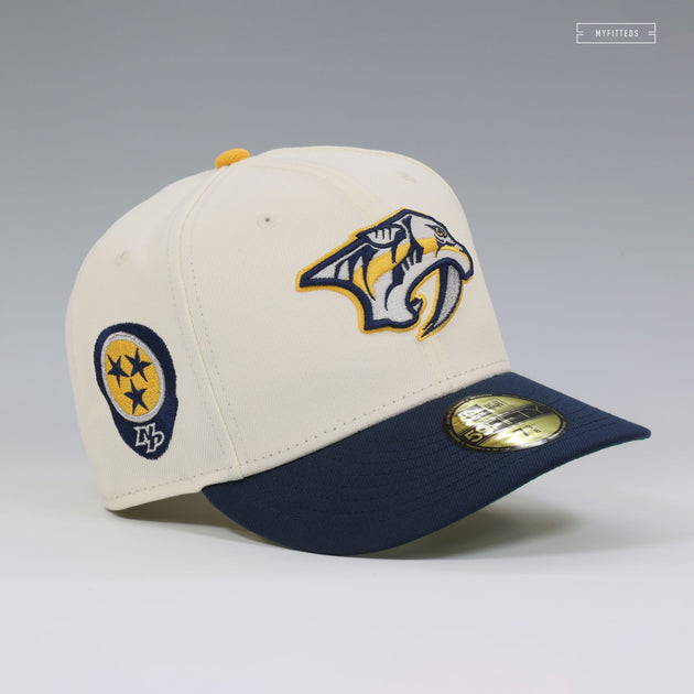 NASHVILLE PREDATORS OFF WHITE NIGHTSHADE GLOW IN THE DARK NEW ERA FITT ...