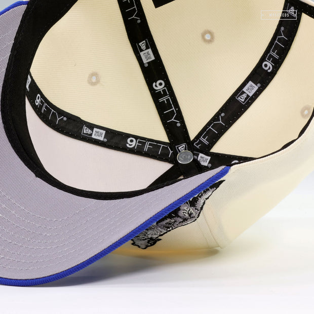 MINNESOTA TIMBERWOLVES HOWLING TIMBERWOLF OFF WHITE 9FIFTY A-FRAME NEW ERA SNAPBACK