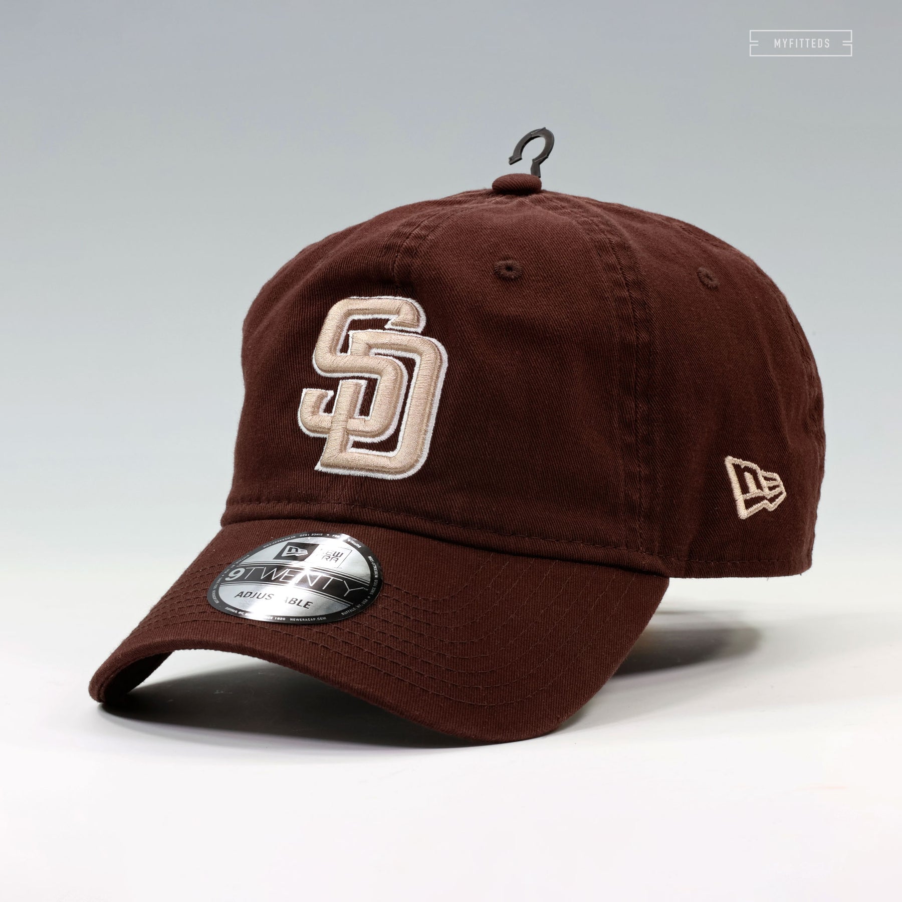 SAN DIEGO PADRES BROWN NEW ERA 9TWENTY ADJUSTABLE DAD HAT – MYFITTEDS