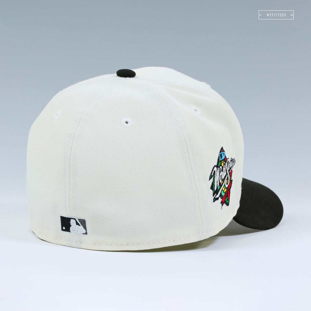 NEW YORK YANKEES 1998 WORLD SERIES MR. NONSENSE OFF WHITE NEW ERA