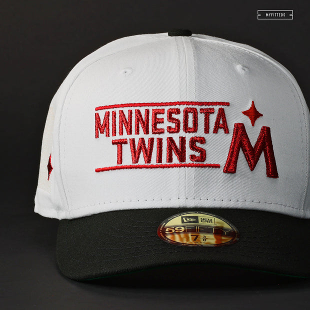 MINNESOTA TWINS BASEBALL PEARLESCENT NEW ERA FITTED CAP – SHIPPING DEPT