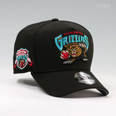 VANCOUVER GRIZZLIES 1995-1996 INAUGURAL SEASON JA 3 SCRATCH 3.0 9FIFTY A-FRAME NEW ERA SNAPBACK