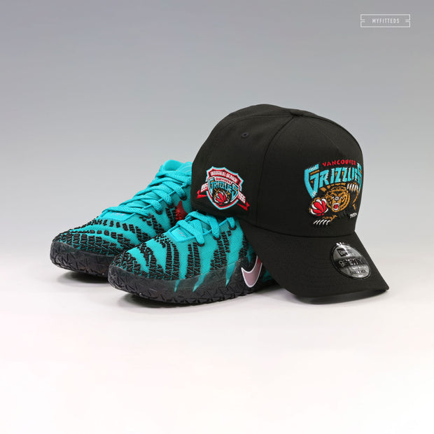 VANCOUVER GRIZZLIES 1995-1996 INAUGURAL SEASON JA 3 SCRATCH 3.0 9FIFTY A-FRAME NEW ERA SNAPBACK