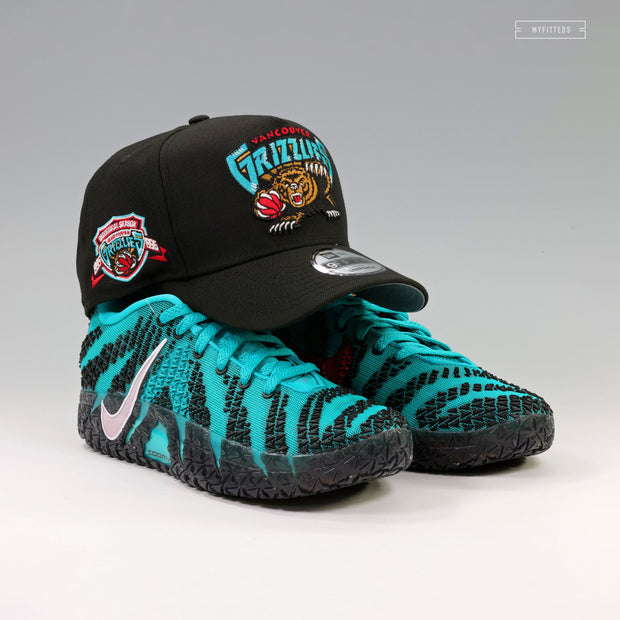 VANCOUVER GRIZZLIES 1995-1996 INAUGURAL SEASON JA 3 SCRATCH 3.0 9FIFTY A-FRAME NEW ERA SNAPBACK