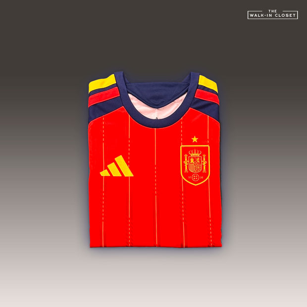 ADIDAS RFEF SPAIN ESPAÑA 2026 FIFA WORLD CUP™ HOME SLIM FIT MENS SOCCE ...
