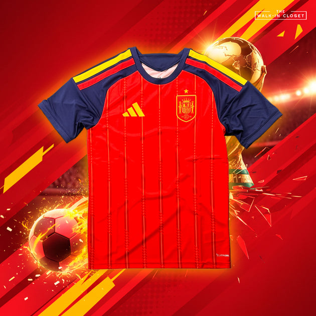 ADIDAS RFEF SPAIN ESPAÑA 2026 FIFA WORLD CUP™ HOME SLIM FIT MENS SOCCE ...