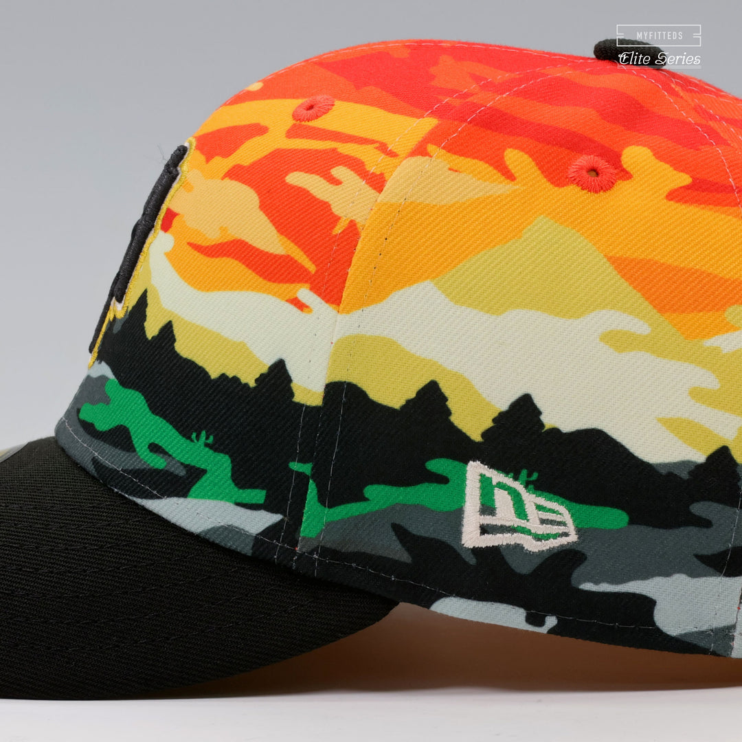 MYFITTEDS X RUSSETSUNSET 001 LANDSCAPE CAMOUFLAGE ELITE SERIES NEW ERA