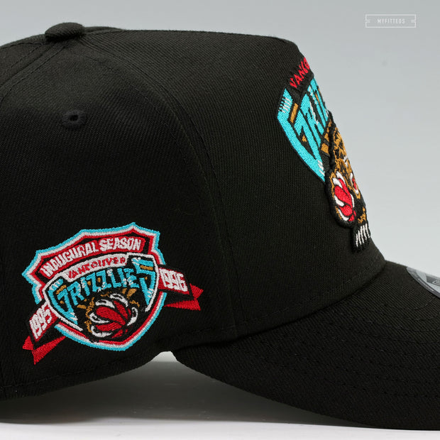 VANCOUVER GRIZZLIES 1995-1996 INAUGURAL SEASON JA 3 SCRATCH 3.0 9FIFTY A-FRAME NEW ERA SNAPBACK