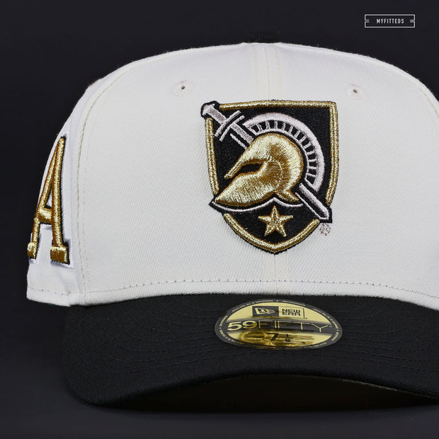Charlotte Knights New Era Black Hornets 59FIFTY Fitted Cap 
