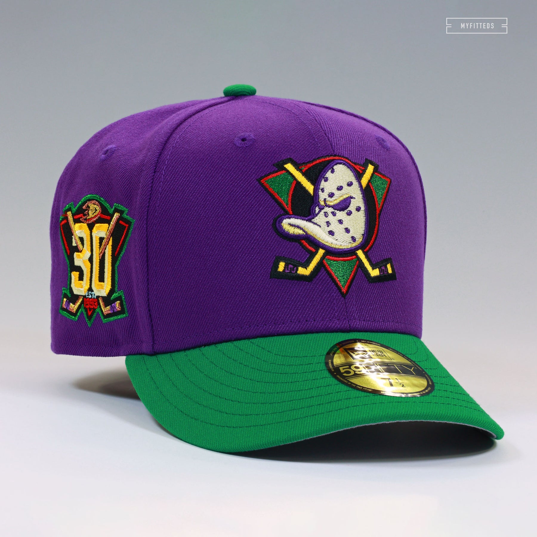 ANAHEIM MIGHTY DUCKS 30TH ANNIVERSARY DISTRICT 5 REVERSE NEW ERA