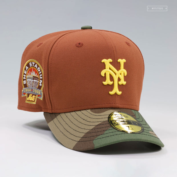 NEW YORK METS 1964-2008 SHEA STADIUM CNN WAR REPORT II INSPIRED NEW ERA FITTED CAP