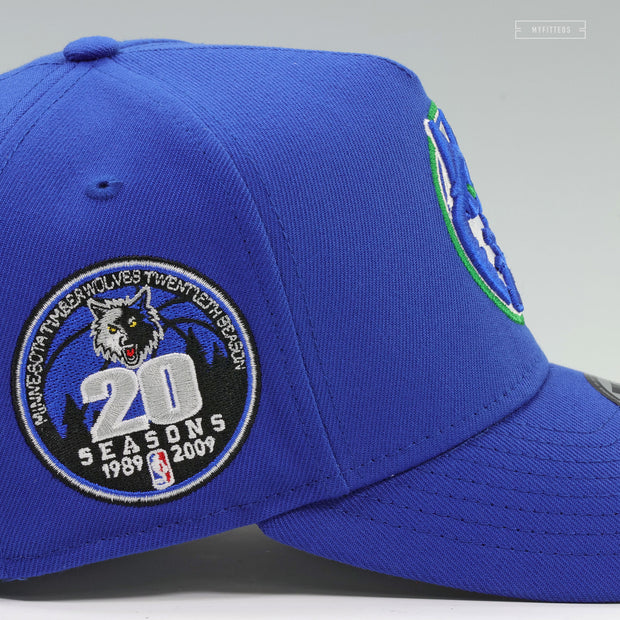 MINNESOTA TIMBERWOLVES 20 SEASONS 1989-2009 HWC 9FIFTY A-FRAME NEW ERA SNAPBACK HAT