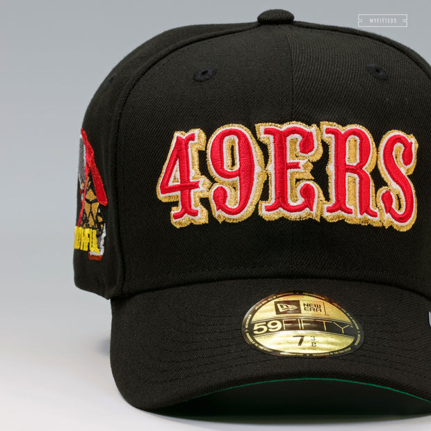 SAN FRANCISCO 49ERS THE 49ER FAITHFUL CLASSIC JET BLACK NEW ERA FITTED CAP