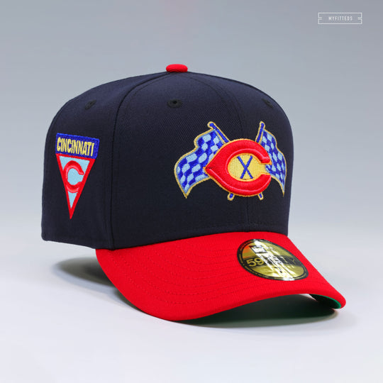 CINCINNATI REDS 2025 SPEEDWAY CLASSIC CHECKERED FLAGS NEW ERA