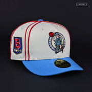 BOSTON CELTICS 1946 LARRY BIRD INDIANA STATE INSPIRED NEW ERA FITTED CAP