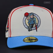 BOSTON CELTICS 1946 LARRY BIRD INDIANA STATE INSPIRED NEW ERA FITTED CAP