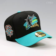 FLORIDA MARLINS 10TH ANNIVERSARY RACING STRIPES AIR MAX 95 INSPIRED NEW ERA FITTED CAP