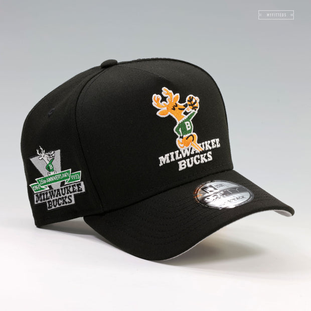 MILWAUKEE BUCKS 1968-1993 25TH ANNIVERSARY NEW ERA 9FIFTY A-FRAME SNAPBACK HAT
