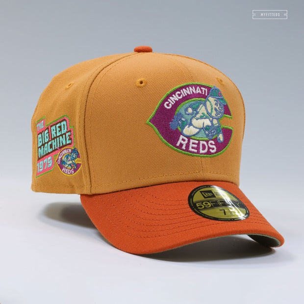 CINCINNATI REDS 1975 BIG RED MACHINE BURNT UMBER OXIDIZED RUST