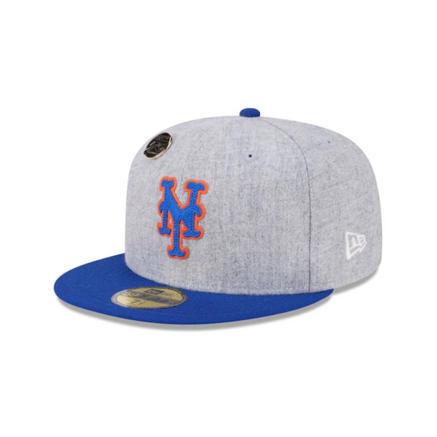 NEW YORK METS GREY 59FIFTY 70TH ANNIVERSARY 59FIFTY DAY NEW ERA FITTED HAT
