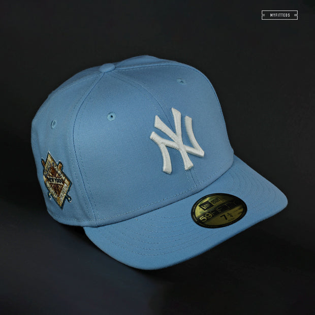 NEW YORK YANKEES 1941 WORLD SERIES ULTRA BLUE MODERN FLAIR NEW ERA FITTED CAP