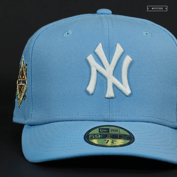 NEW YORK YANKEES 1941 WORLD SERIES ULTRA BLUE MODERN FLAIR NEW ERA FITTED CAP