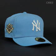 NEW YORK YANKEES 1941 WORLD SERIES ULTRA BLUE MODERN FLAIR NEW ERA FITTED CAP