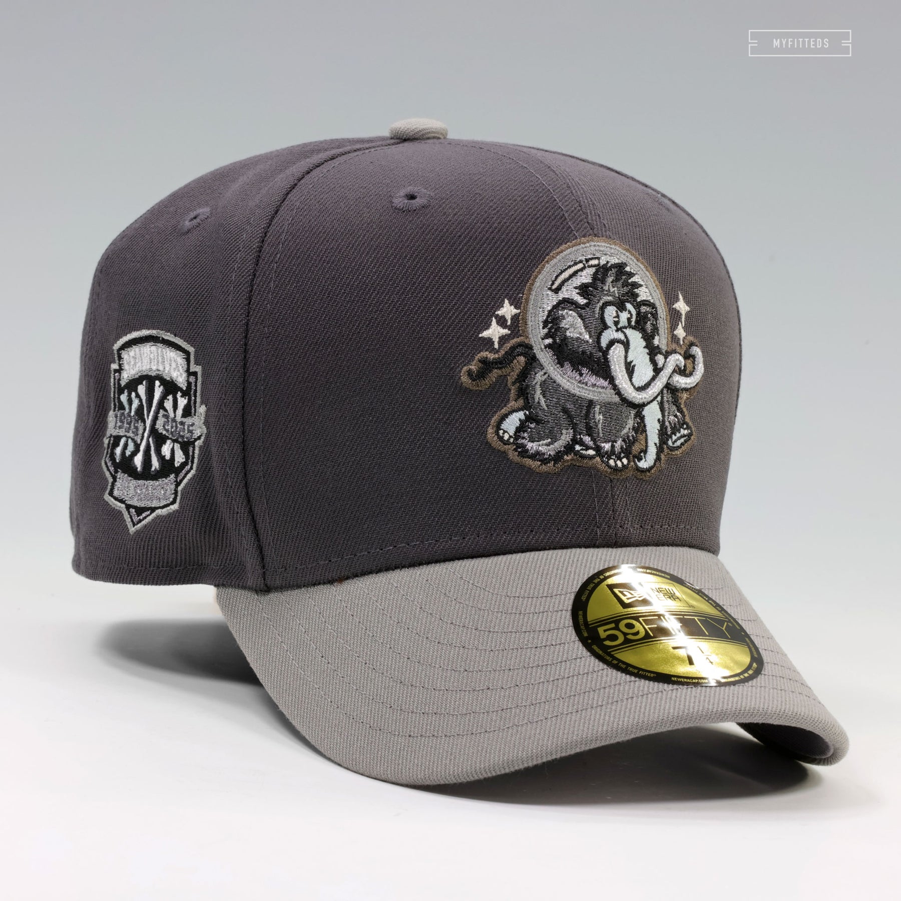 グレー M 7 3/8 WIND AND SEA CAP NEW ERA ERIE SEAWOLVES X MOON MAMMOTHS 30 SEASONS LUNAR MOON DUST NEW ERA