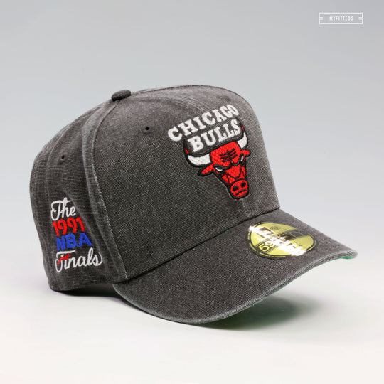 CHICAGO BULLS 1991 NBA FINALS VINTAGE WEATHERED LOOK NEW ERA