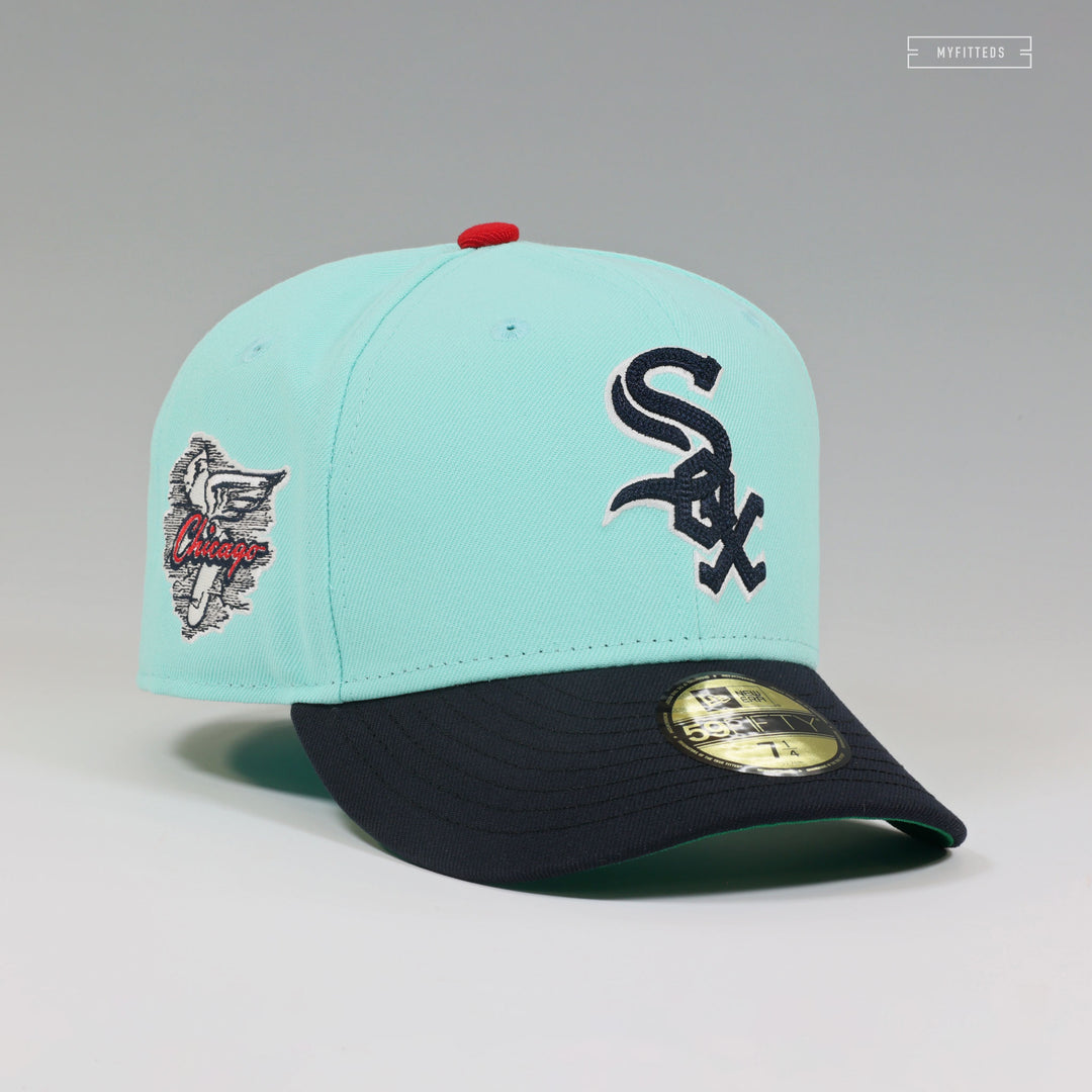 CHICAGO WHITE SOX CHAIN STITCHED TIFFANY INSPIRED NEW ERA FITTED