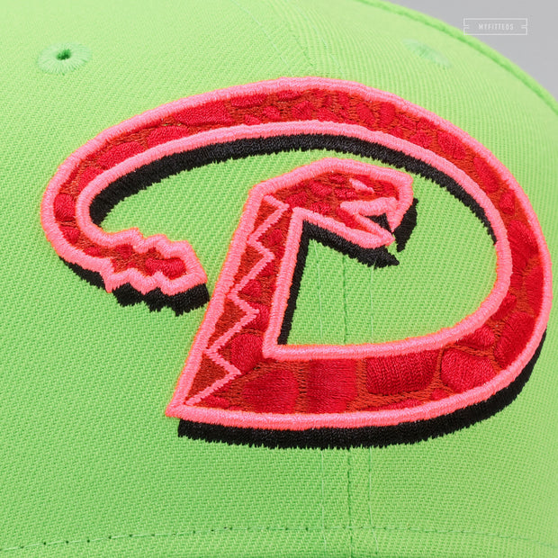 ARIZONA DIAMONDBACKS 1998 INAUGURAL SEASON KOBE VI PROTRO GRINCH INSPIRED NEW ERA CAP
